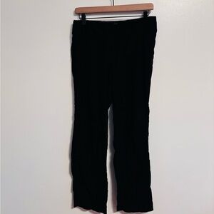 Hilary Radley black stretch dress pants size small, has some wear in seams